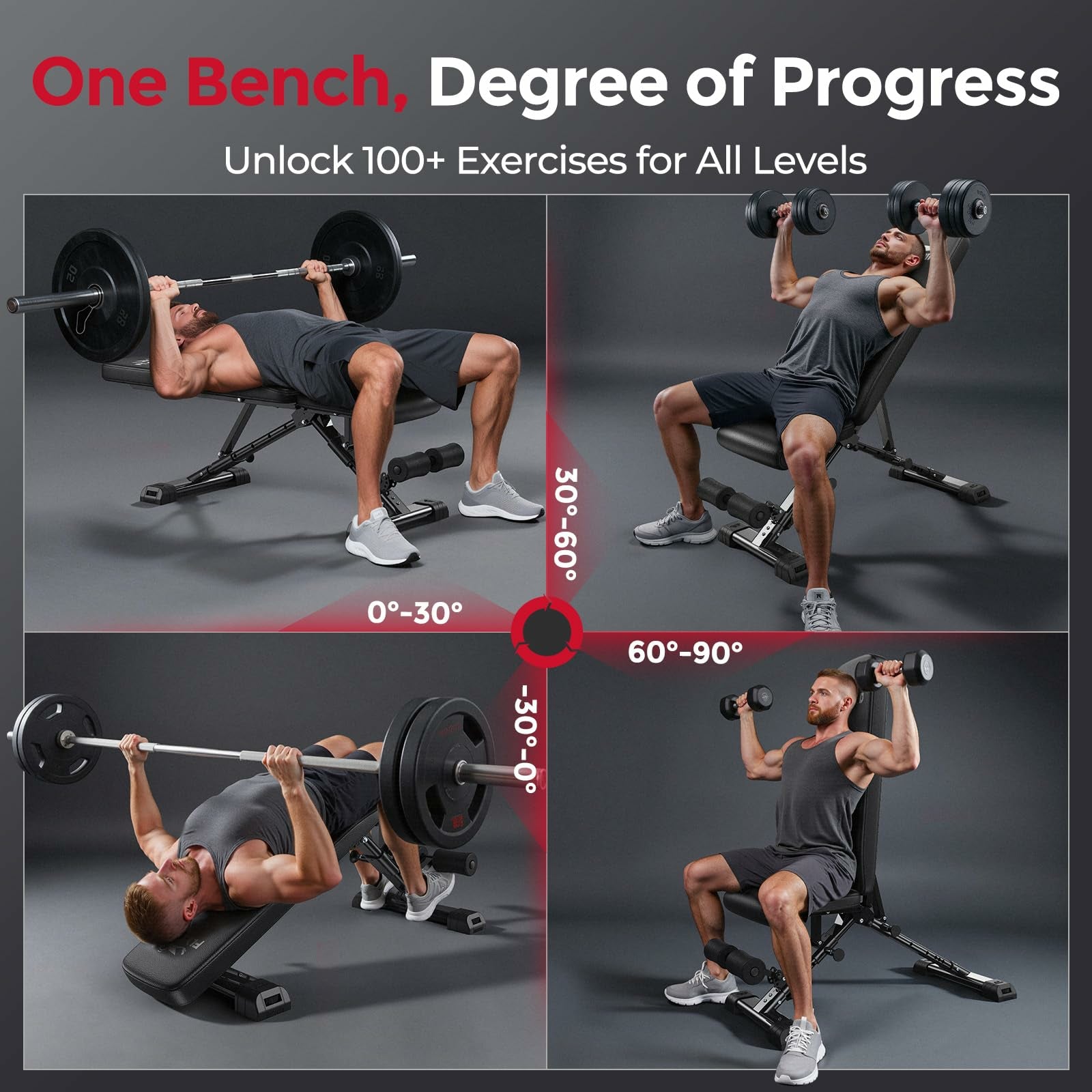 BIMME Adjustable Weight Bench