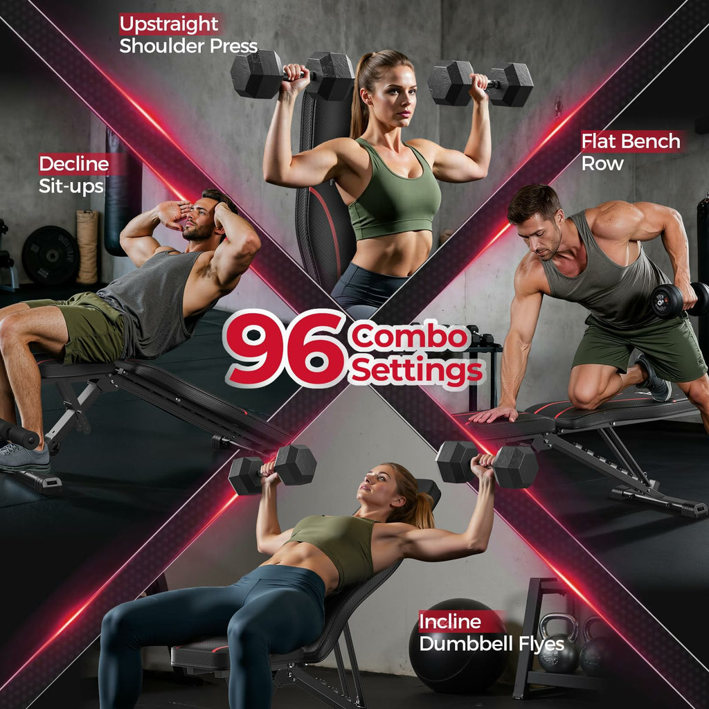 BIMME Adjustable Weight Bench