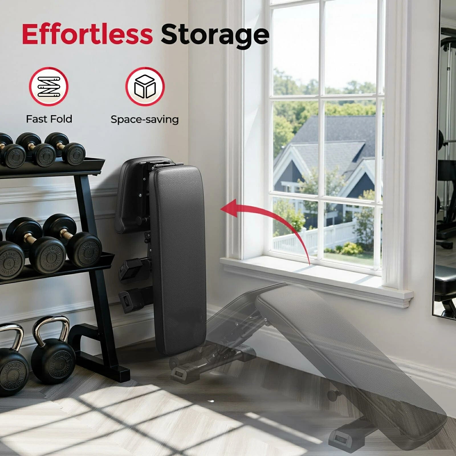 BIMME Adjustable Weight Bench